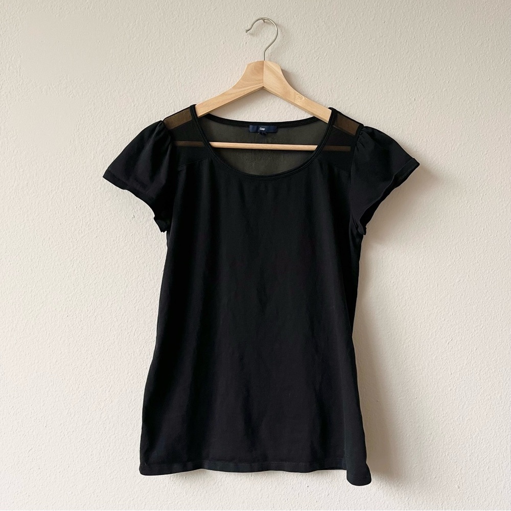GAP Mesh Shoulder Tee